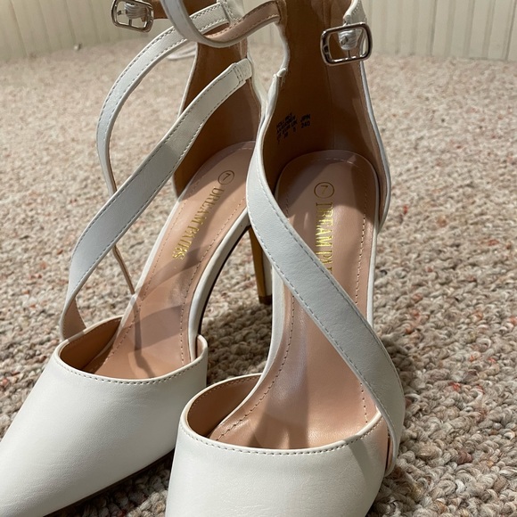 Shoes - White heels